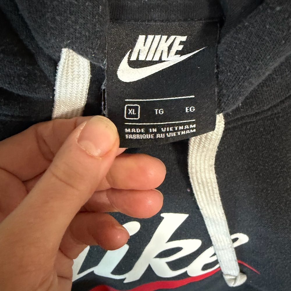 Nike Sportswear Heritage graphic pullover hoodie black size XL. - Picture 5 of 7
